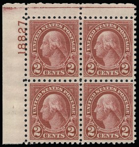 Sale 923, Lot 3019, 1922-29 and Later Issues (Scott 548 to 599A)