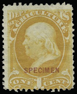 Sale 923, Lot 3237, Official Specimens