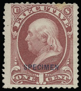 Sale 923, Lot 3239, Official Specimens