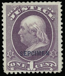 Sale 923, Lot 3243, Official Specimens