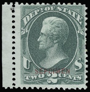 Sale 923, Lot 3250, Official Specimens