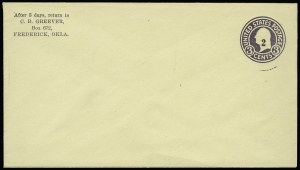 Sale 923, Lot 3371, Postal Stationery