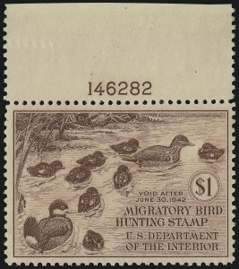 Sale 923, Lot 3423, Hunting Permits