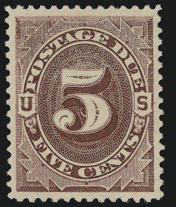 Sale Number 924, Lot Number 126, 1884 American Bank Note Co. Postage Due Issue