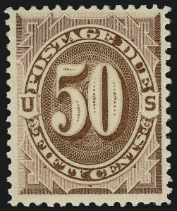 Sale 924, Lot 129, 1884 American Bank Note Co. Postage Due Issue
