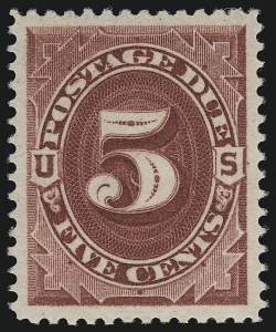 Sale Number 924, Lot Number 133, 1891 American Bank Note Co. Postage Due Issue