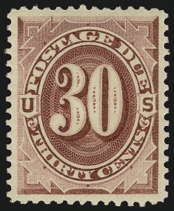 Sale 924, Lot 135, 1891 American Bank Note Co. Postage Due Issue