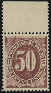 Sale 924, Lot 136, 1891 American Bank Note Co. Postage Due Issue