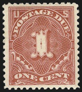 Sale 924, Lot 137, 1894 Unwatermarked Bureau Postage Due Issue