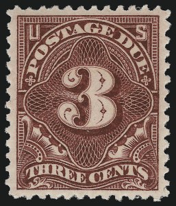 Sale 924, Lot 143, 1894 Unwatermarked Bureau Postage Due Issue