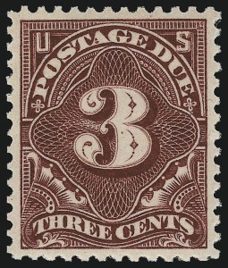Sale 924, Lot 144, 1894 Unwatermarked Bureau Postage Due Issue