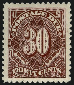 Sale 924, Lot 147, 1894 Unwatermarked Bureau Postage Due Issue