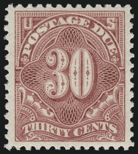 Sale 924, Lot 149, 1894 Unwatermarked Bureau Postage Due Issue