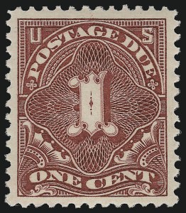 Sale 924, Lot 152, 1895-97 Watermarked Bureau Postage Due Issue