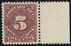 Sale 924, Lot 160, 1895-97 Watermarked Bureau Postage Due Issue