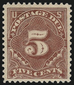 Sale 924, Lot 162, 1895-97 Watermarked Bureau Postage Due Issue