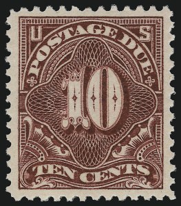 Sale 924, Lot 163, 1895-97 Watermarked Bureau Postage Due Issue