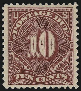 Sale 924, Lot 164, 1895-97 Watermarked Bureau Postage Due Issue