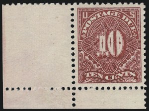 Sale 924, Lot 165, 1895-97 Watermarked Bureau Postage Due Issue