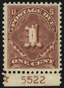 Sale 924, Lot 169, 1910-12 Postage Due Issues