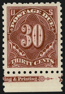 Sale 924, Lot 201, 1914 Postage Due Issue