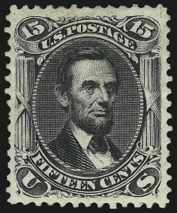 Sale 929, Lot 129, 1875 Re-Issue of 1861-66 Issue