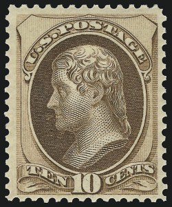 Sale 929, Lot 178, 1870-88 Bank Note Issues (Scott 156 thru 166)