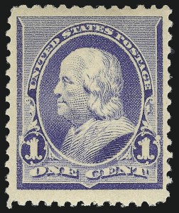 Sale 929, Lot 212, 1890 Small Bank Note Issue (Scott 219 thru 229)