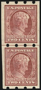 Sale 929, Lot 273, Private Vending and Affixing Machine Perforations