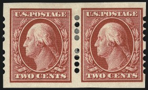 Sale 929, Lot 275, Private Vending and Affixing Machine Perforations