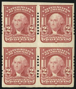 Sale 929, Lot 277, Private Vending and Affixing Machine Perforations