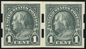 Sale 929, Lot 278, Private Vending and Affixing Machine Perforations