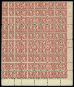 Sale 929, Lot 357, 1912-23 Issues (Scott 462 to 480)