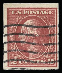 Sale 929, Lot 367, 2c Imperforate with Schermack Ty. III Perforations (Scott 482A)