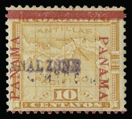 Sale 929, Lot 579, Canal Zone