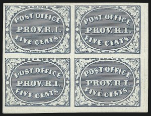 Sale 930, Lot 1005, Essays, Proofs and Specimens: Postmasters` Provisionals thru 1847 Issue