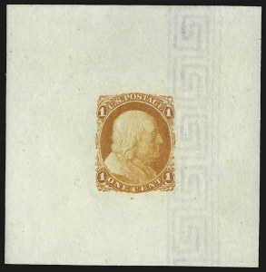 Sale 930, Lot 1061, Essays, Proofs and Specimens: 1861-68 Issues