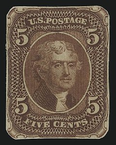 Sale 930, Lot 1076, Essays, Proofs and Specimens: 1861-68 Issues