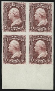 Sale 930, Lot 1095, Essays, Proofs and Specimens: 1861-68 Issues