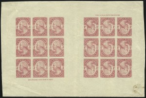 Sale 930, Lot 1162, Essays, Proofs and Specimens: Bank Note Issues