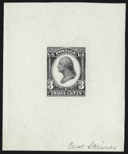 Sale 930, Lot 1163, Essays, Proofs and Specimens: Bank Note Issues