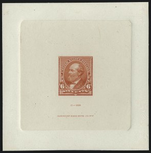 Sale 930, Lot 1197, Essays, Proofs and Specimens: Bank Note Issues