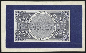 Sale 930, Lot 1260, Essays, Proofs and Specimens: Back-of-Book Issues