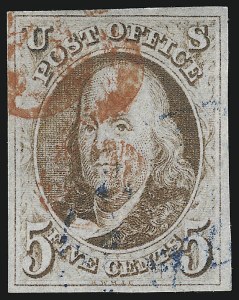 Sale 930, Lot 1289, 1847 Issue (Scott 1-2)