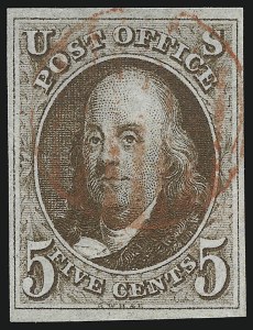 Sale 930, Lot 1292, 1847 Issue (Scott 1-2)