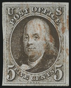 Sale 930, Lot 1299, 1847 Issue (Scott 1-2)