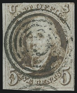 Sale 930, Lot 1307, 1847 Issue (Scott 1-2)