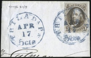 Sale 930, Lot 1309, 1847 Issue (Scott 1-2)