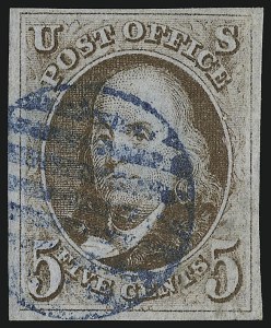 Sale 930, Lot 1313, 1847 Issue (Scott 1-2)