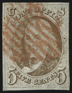 Sale 930, Lot 1318, 1847 Issue (Scott 1-2)